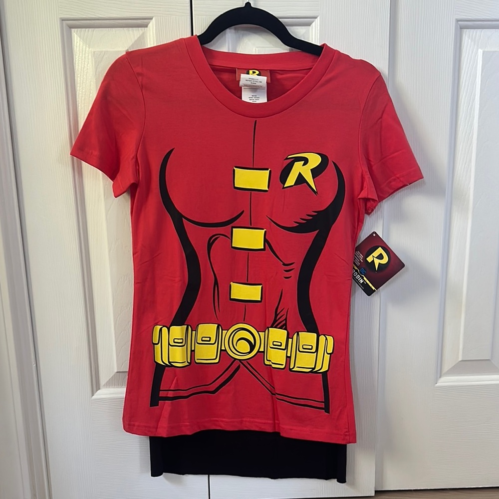 Rubie’s Red and Yellow Robin women’s Costume Tee